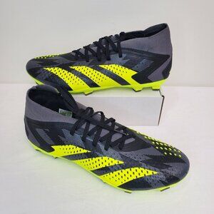 Adidas Predator Accuracy.2 FG Soccer Cleats Black Green IG0781 Mens Size NEW